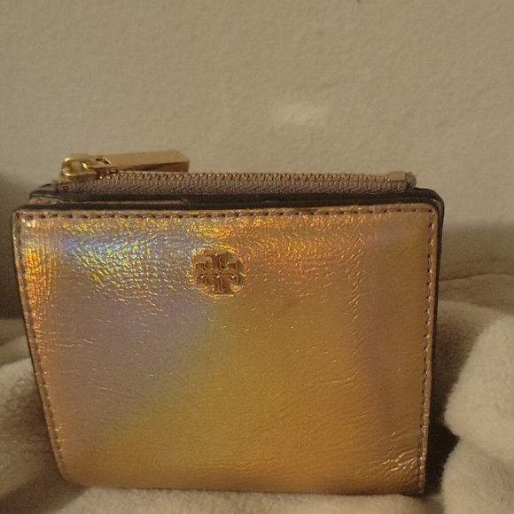Tory Burch Handbags - Tory Burch RoseGold Wallet